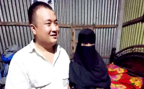 ভালোবাসার টানে সুদূর চীন থেকে ব্রাহ্মণবাড়িয়ায় তরুন 