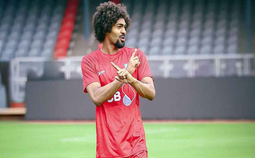 ভারতের মুখোমুখি হওয়ার আগে যা বললেন হামজা 