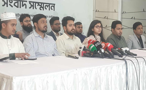 নির্বাচনের জন্য লেভেল প্লেয়িং ফিল্ড দেখতে পাচ্ছি না : নাহিদ ইসলাম 