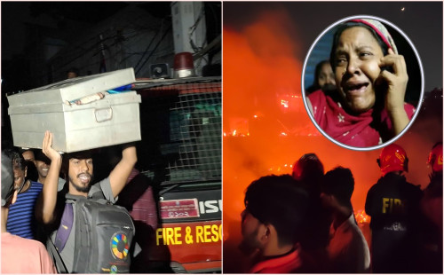 মাসে মাসে কিস্তি দিতে হয়, আগুনে সব শেষ হয়ে গেল 