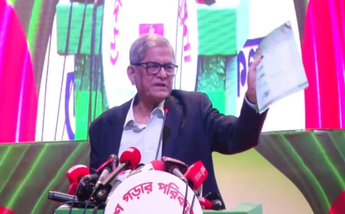 ধর্মের নামে একটি মহল দেশকে বিভাজন করতে চায়: মির্জা ফখরুল 