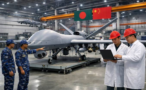 সামরিক ড্রোন কারখানা স্থাপনে চীনের সঙ্গে ৬০৮ কোটি টাকার চুক্তির পথে বাংলাদেশ 