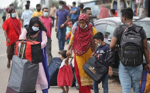 নির্বাচনী ছুটি শেষে কর্মস্থলে ফিরছে মানুষ 