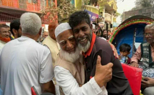 প্রচারণায় অংশ নেওয়া রিকশা চালকের মৃত্যু, পরিবারের পাশে জামায়াত আমির 